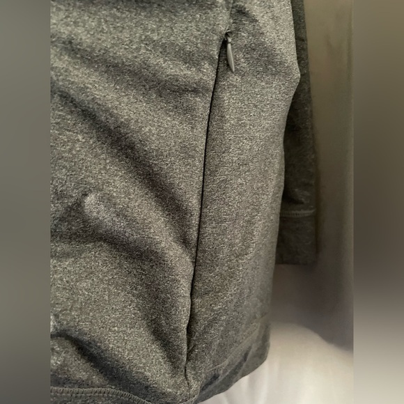 Cooperstown Dreams Park long-sleeved gray quarter-zip pullover zip side pockets - Picture 6 of 13